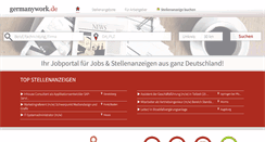 Desktop Screenshot of germanywork.de
