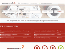 Tablet Screenshot of germanywork.de